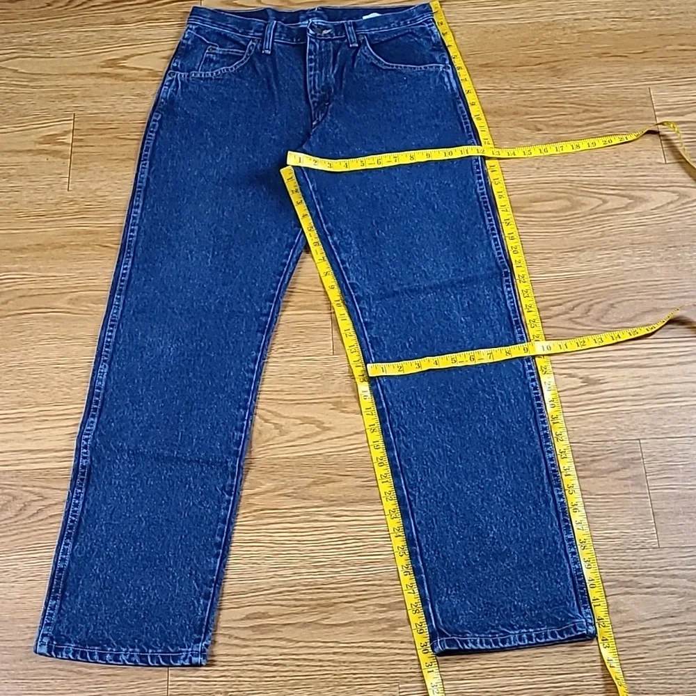 WRANGLER VINTAGE PREMIUM MENS STRAIGHT LIKE NEW DENIM BLUE JEANS 32x30